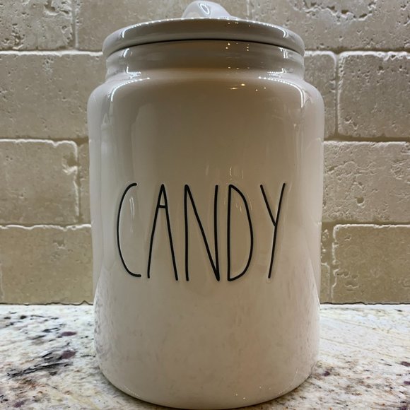 Rae Dunn Kitchen Rae Dunn Candy Canister Large Poshmark